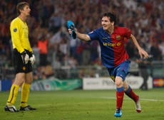 Gol de cabeza de Messi en la final de la Liga de Campeones con el Barcelona se convertirá en arte