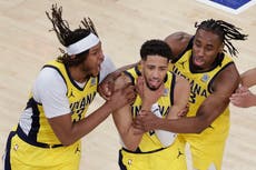Haliburton podría ser uno de los mejores cerradores y tiene a los Pacers arriba 1-0 ante los Knicks