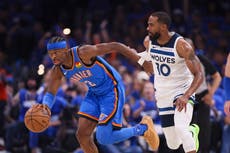 Gilgeous-Alexander y Thunder abruman a Timberwolves y aventajan por 2-0 finales del Oeste