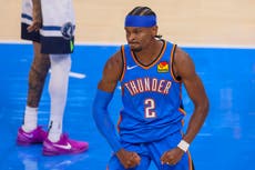 Timberwolves regresan a casa en un gran aprieto tras la precisión y calma implacable de Thunder