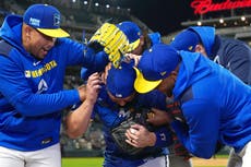 Jonrón de 2 carreras de France en el 9º inning da triunfo a Mellizos, 3-1 sobre Reales