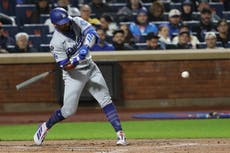 Hernández guía a Dodgers a triunfo 7-5 sobre Mets en 13 entradas y en jornada lluviosa