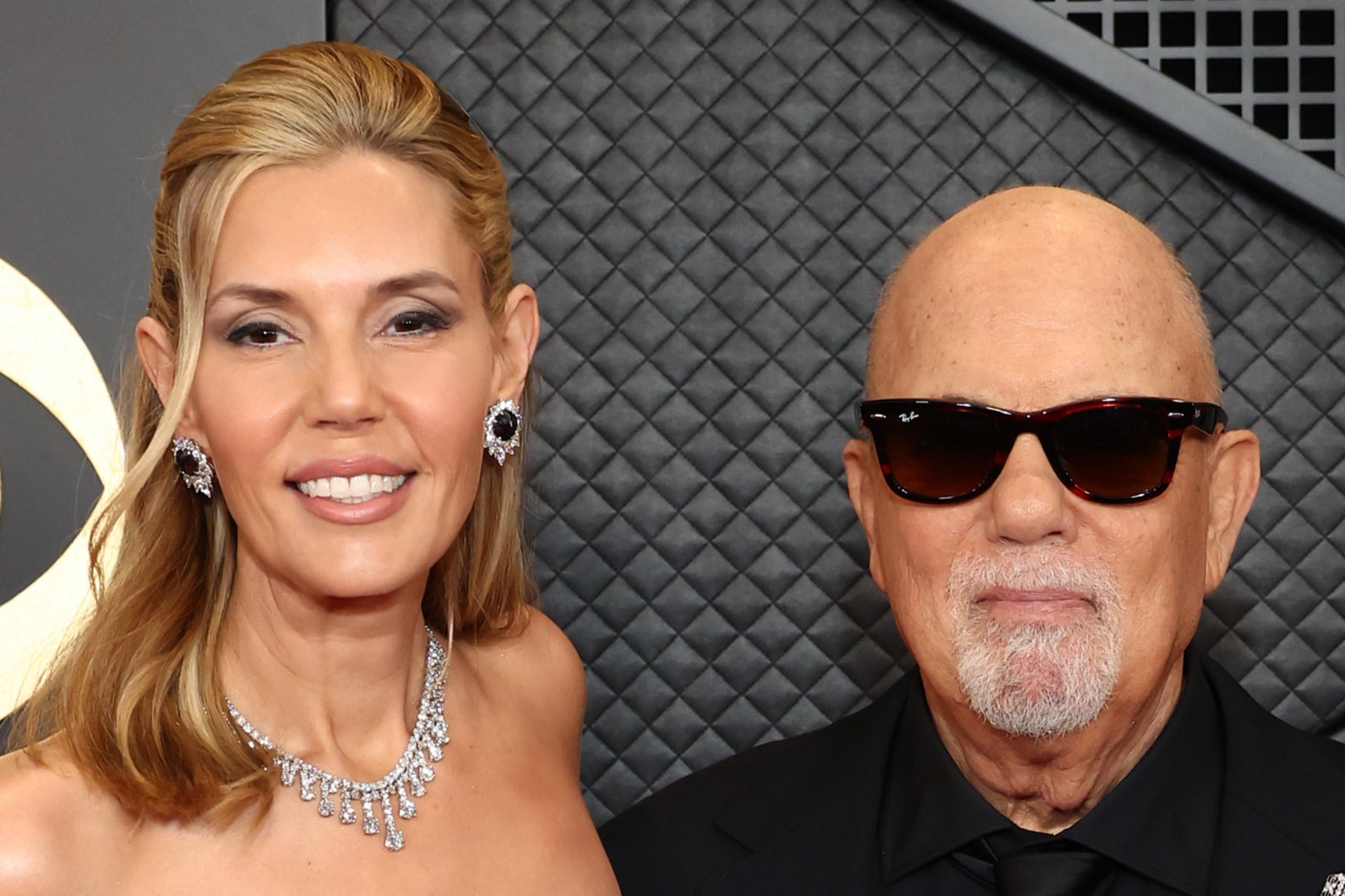 Billy Joel y su mujer Alexis Roderick en la entrega de los Grammy en Los Ángeles en febrero de 2024