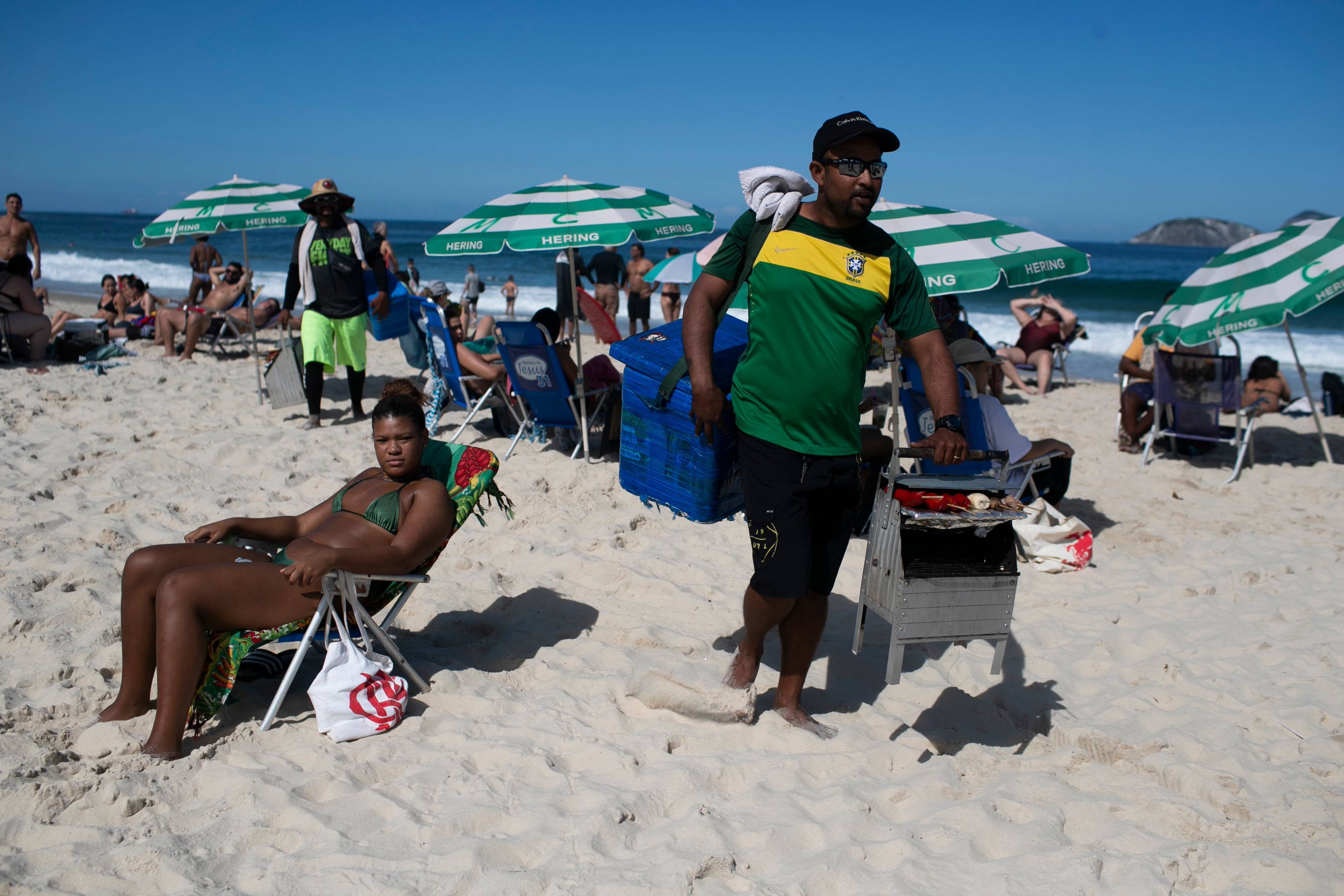 BRASIL-RÍO-MÚSICA EN LA PLAYA