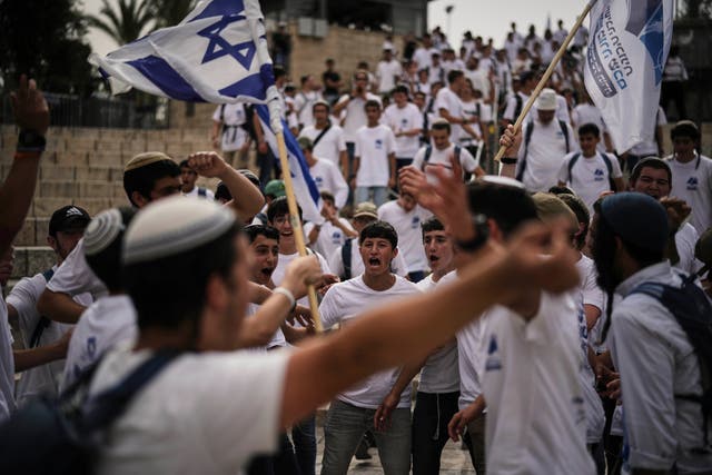 ISRAEL-MARCHA NACIONALISTA-FOTOS