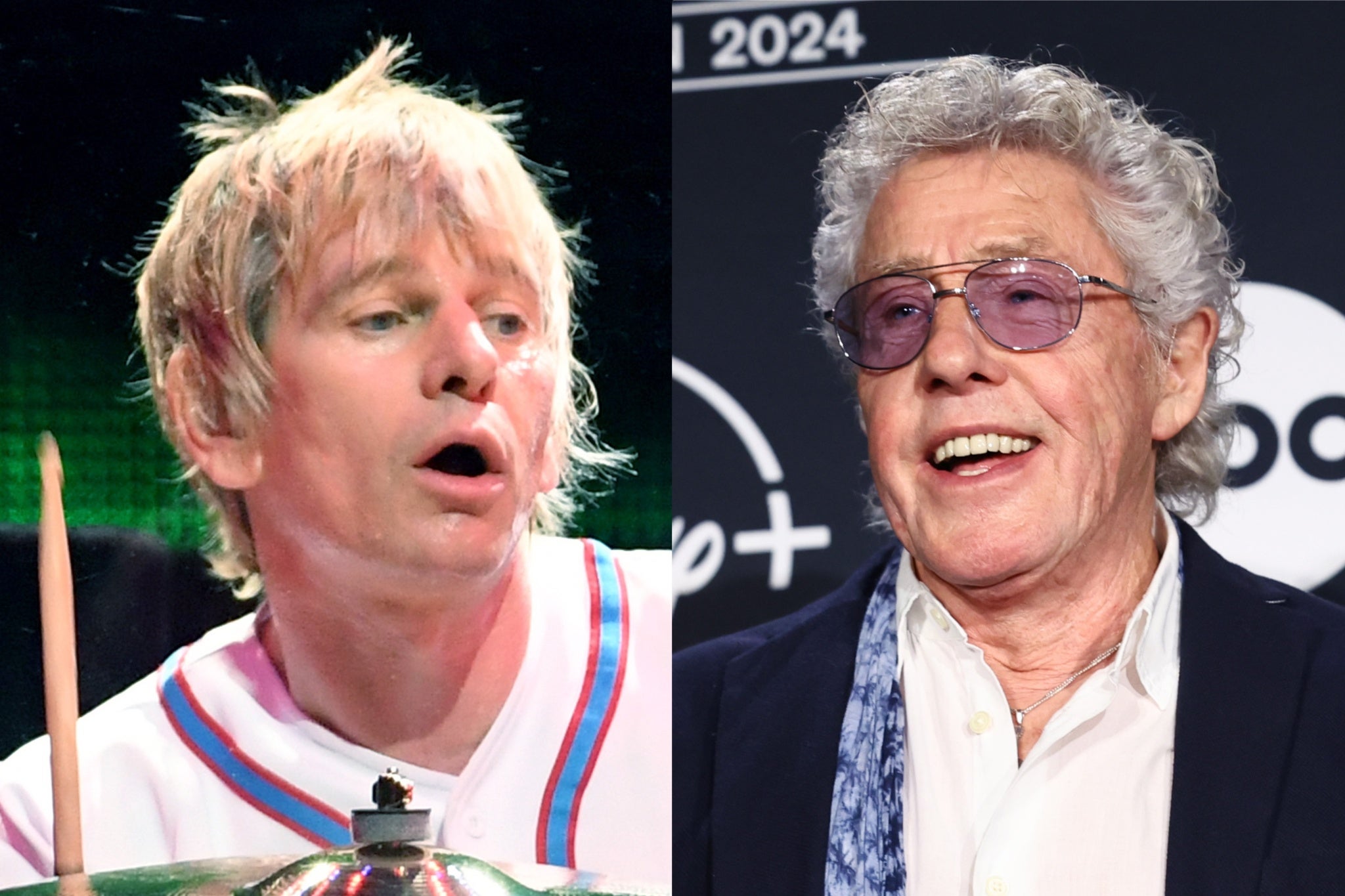 El exbaterista de The Who, Zak Starkey, junto al vocalista Roger Daltrey