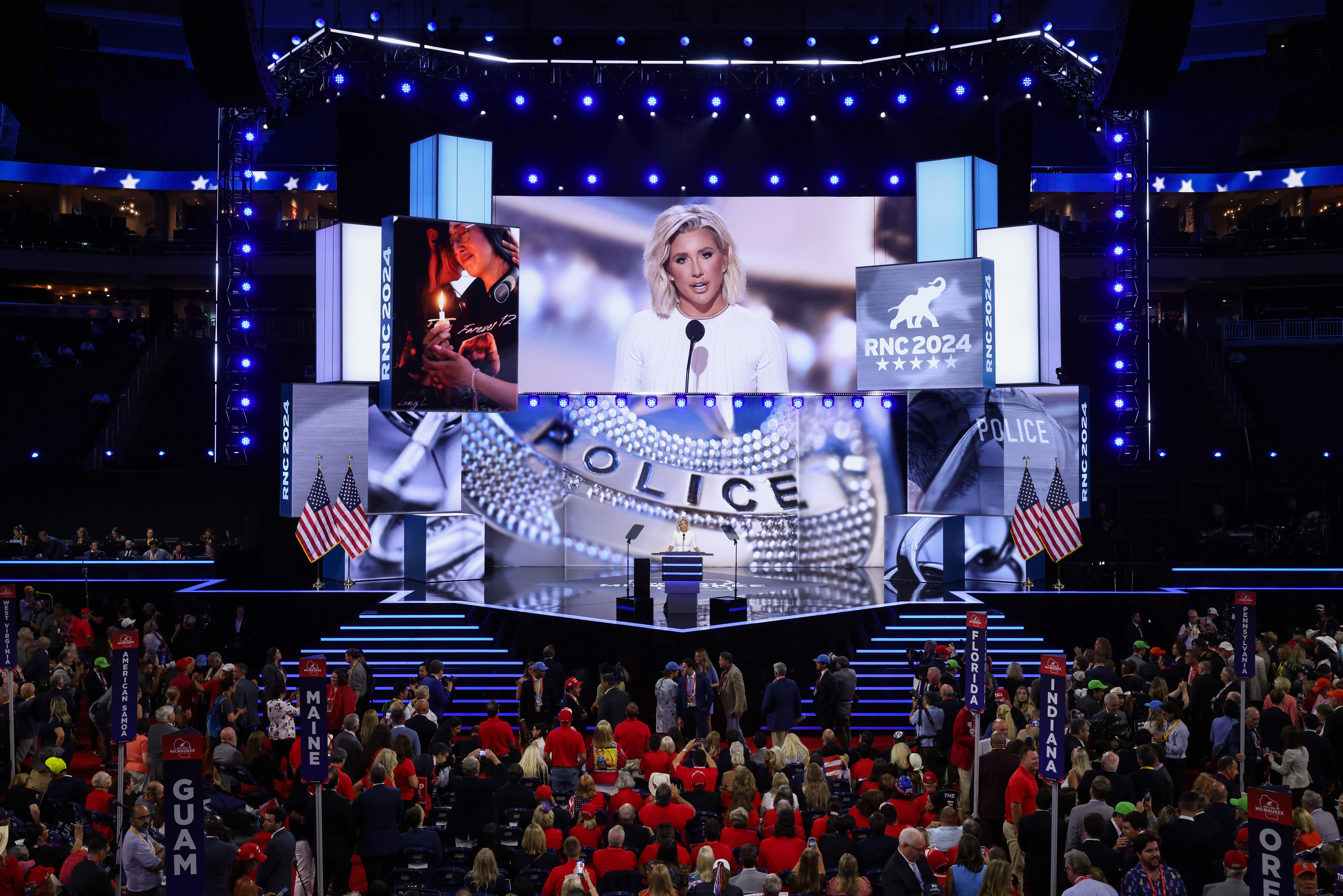 Savannah Chrisley intervino en julio en la Convención Nacional Republicana, donde afirmó que sus padres fueron “perseguidos” por sus ideas políticas