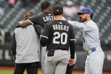 Relevista Miguel Castro se lesiona la rodilla derecha en duelo de Medias Blancas ante Mets