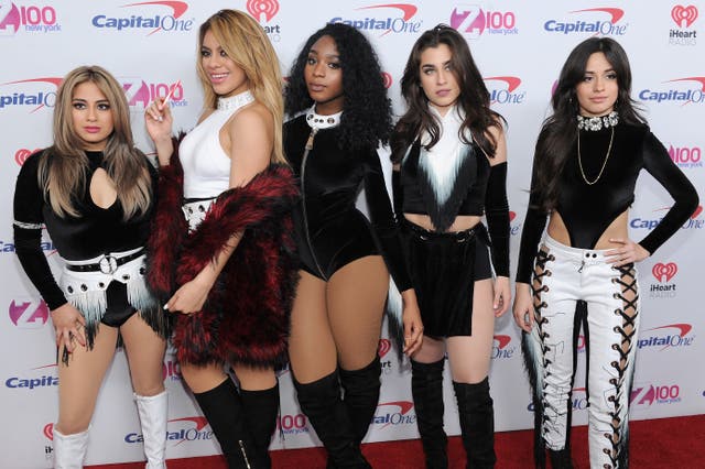 <p>Ally Brooke, Dinah Jane Hansen, Normani Kordei, Lauren Jauregui y Camila Cabello, integrantes de Fifth Harmony, asistieron al Z100's Jingle Ball 2016 en el Madison Square Garden de Nueva York, el 9 de diciembre de ese año </p>