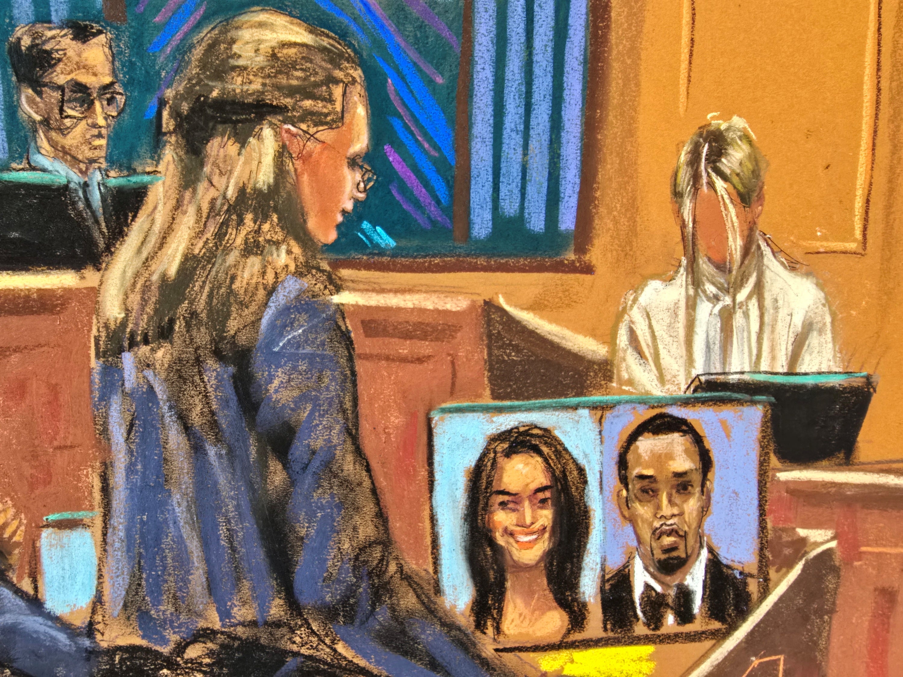 La exempleada de Combs, Mia, aseguró que fue testigo de cómo Combs abusaba con frecuencia de su entonces novia, Cassie Ventura