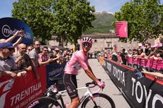 Del Toro se lo toma con calma en la 18va etapa del Giro. Denz gana con escapada en solitario