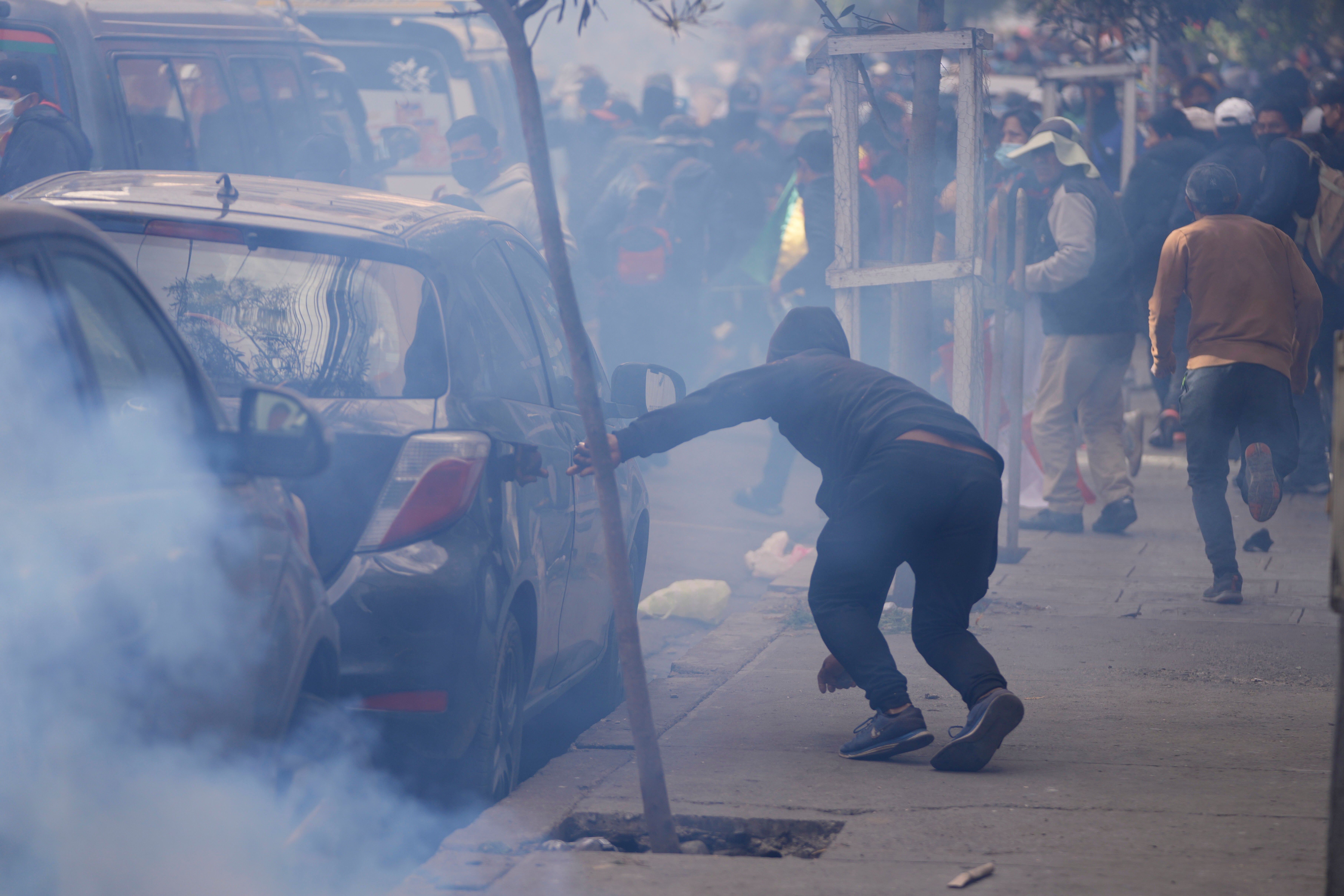 BOLIVIA-ELECCIONES PROTESTAS