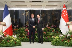 Macron inaugurará una conferencia de seguridad en Singapur a la que asiste Hegseth