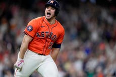 Jonrón de Díaz da triunfo a Astros 2-1 sobre Rays tras joya de tres hits de Valdez