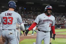 Bell conecta jonrón de 3 carreras, Nacionales se imponen 9-7 a Diamondbacks en inicio de la serie