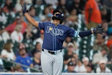 Caminero conecta 2 de los 5 jonrones de Rays, que apalean 16-3 a Astros
