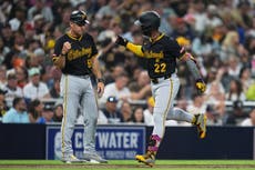 Piratas ganan 5-0 con McCutchen y Falter y rompen racha de diez derrotas ante Padres