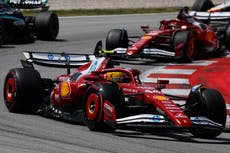 Hamilton fue superado por Leclerc y Hulkenberg en otro mal momento desde que llegó a Ferrari