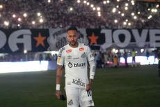 Neymar se disculpa por tarjeta roja en el que pudo ser su último partido con Santos