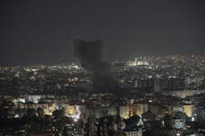 Israel ataca suburbios de Beirut, dice que actuó contra fábricas de drones