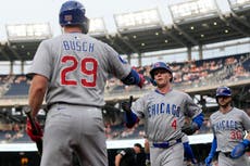 Happ conecta jonrón, impulsa cuatro carreras con tres hits y Cachorros vencen 7-1 a Nats