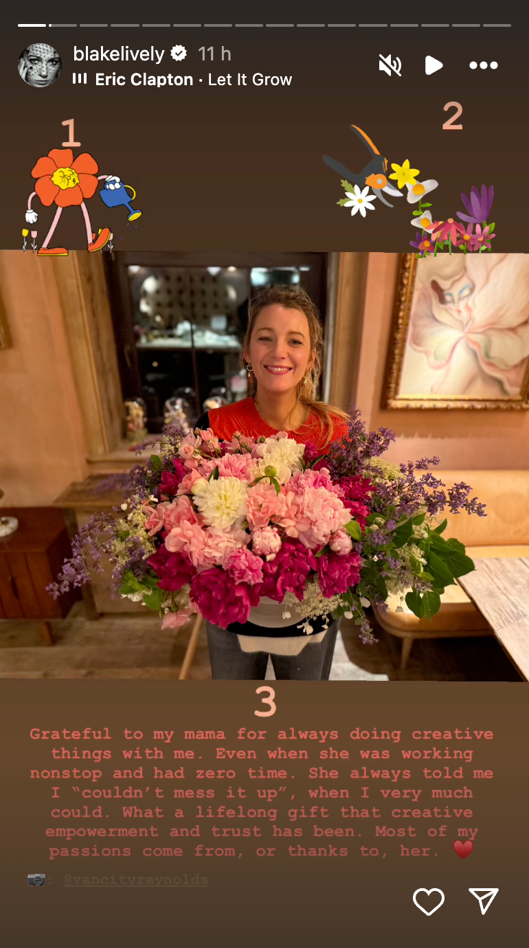 Blake Lively en Instagram