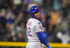 Lesionado, Lindor batea como emergente en la 9na y pega doble de 2 carreras; Mets vencen a Rockies
