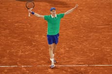Sinner busca su primer título del Abierto de Francia ante el campeón defensor Alcaraz