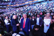 Trump deja a un lado disputa con Musk y asiste a pelea de campeonato de UFC en Nueva Jersey
