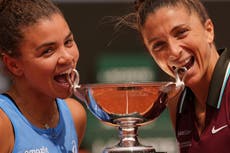 Las italianas Errani y Paolini se proclaman campeonas de dobles en Roland Garros
