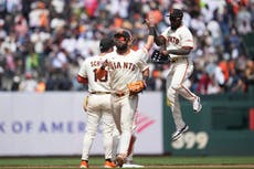 Yastrzemski impulsa tres carreras y los Gigantes barren a los Bravos con victoria 4-3