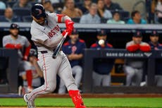 Medias Rojas conectan cinco jonrones y superan dos de Judge en victoria 11-siete sobre Yankees