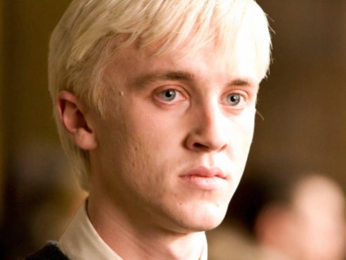 Tom Felton como Draco Malfoy en ‘Harry Potter’