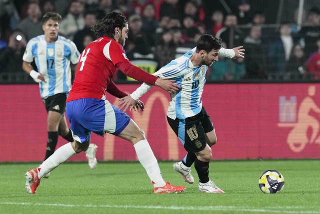 Chile Argentina WCup Soccer