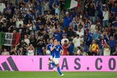 Italia despide a Spalletti con victoria en clasificatorio al Mundial y De Bruyne salva a Bélgica