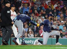 Rays vencen 10-8 a los Medias Rojas en 11 entradas y arruinan debut de Anthony en MLB