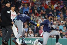 Rays vencen 10-8 a los Medias Rojas en 11 entradas y arruinan debut de Anthony en MLB