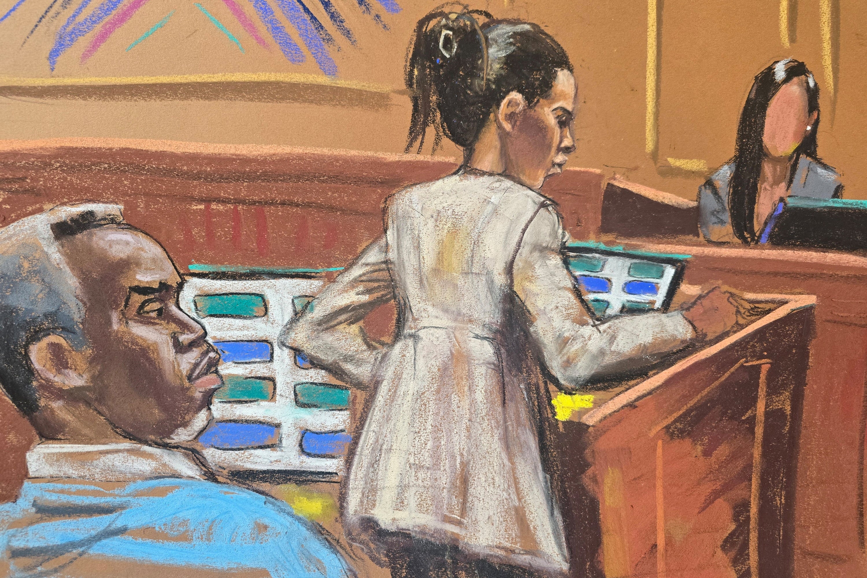 El interrogatorio de Teny Geragos a Jane Doe, la exnovia de Diddy que declaró bajo un seudónimo, se volvió tenso después de que Geragos sugiriera que la testigo estaba molesta porque Diddy no le había regalado una cartera Chanel
