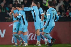 Uruguay despierta y queda a las puertas de un nuevo Mundial con triunfo 2-0 ante Venezuela