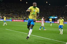 Gol de Vinicius coloca a Brasil en Mundial de 2026, en debut de Ancelotti como local