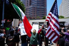 La policía de Los Ángeles aplica un toque de queda ante protestas por redadas migratorias de Trump