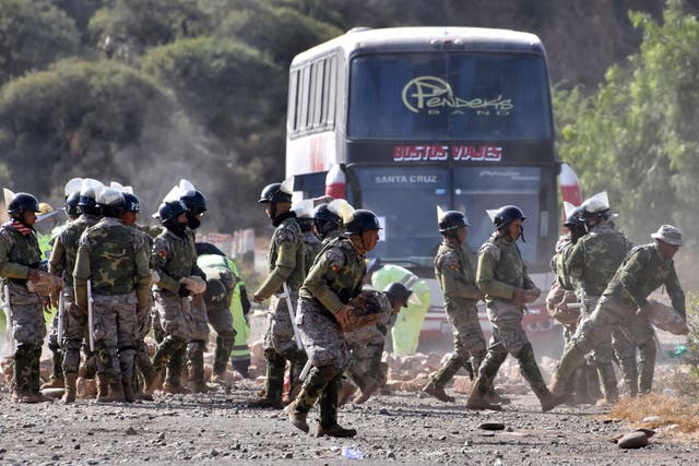 BOLIVIA-PROTESTAS ELECCIONES