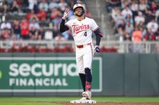 Jonrón de 479 pies de Buxton impulsa victoria 6-2 de Mellizos ante Rangers