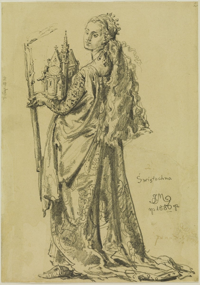 Świętosława era la hermana de Bolesław el Valiente