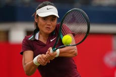 Raducanu se perderá el Abierto de Berlín por lesión de espalda previo a Wimbledon