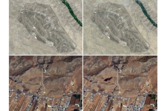 ISRAEL-IRÁN-IMÁGENES SATELITALES