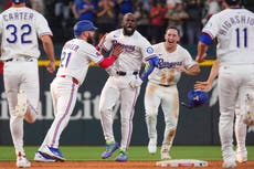 Adolis García logra 6to hit decisivo en la 11ª y da a Rangers victoria de 5-4 sobre Medias Blancas