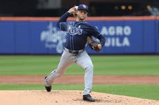 Rays blanquean 9-0 a Mets que pierden una serie por barrida por primera vez este año