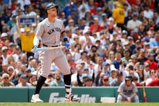 Aaron Judge batea uno de 12 mientras Yankees son barridos por los Medias Rojas