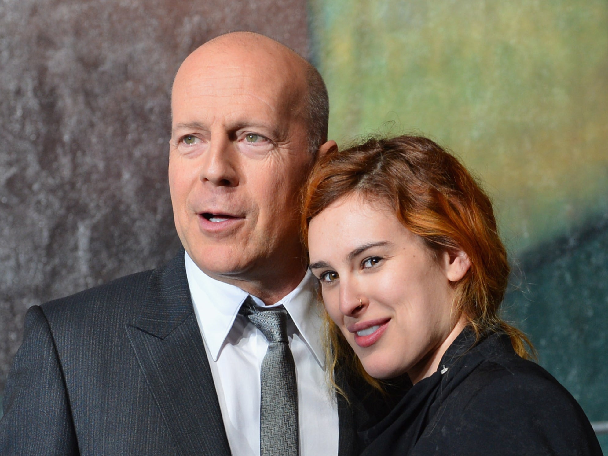 Bruce Willis con su hija Rumer
